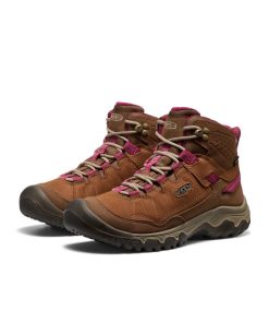 Alternative view of Women's Targhee IV Waterproof Hiking Boot  |  Bison/Beaujolais