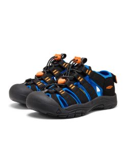 Alternative view of Big Kids' Newport Boundless Sandal  |  Black/Precious Blue
