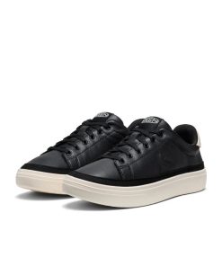 Alternative view of Women's KM1 Leather Sneaker  |  Black/Birch