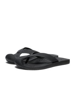 Alternative view of Women's Barbados Flip-Flop  |  Black/Steel Grey