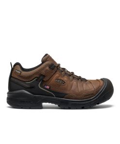 Men's Targhee IV Waterproof Work Shoe (Carbon Toe)  |  Dark Earth/Black