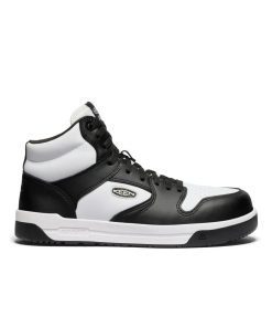 Men's Overton Mid Work Shoe (Carbon Toe)  |  Star White/Black