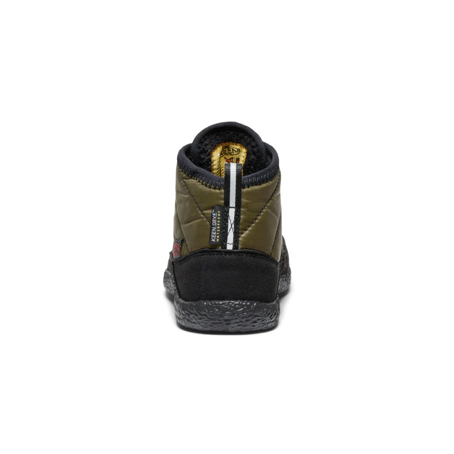 Little Kids' Howser II Waterproof Chukka | Dark Olive/Gold Flame - Image 5