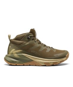 Men's Targhee Apex Wide Waterproof Hiking Boot  |  Dark Olive/Khaki