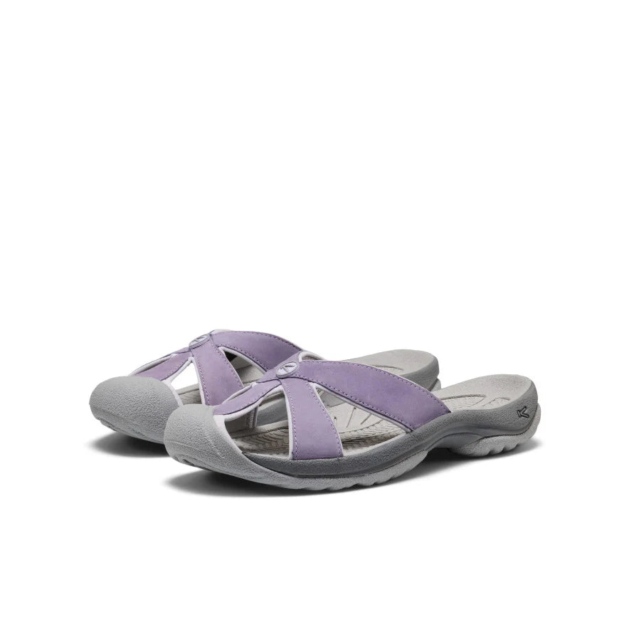 Women's Bali Leather Slide Sandal | Purple Haze/Steel Grey - Image 2