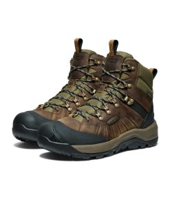 Alternative view of Men's Revel IV Polar Waterproof Boot  |  Bison/Orange Pepper