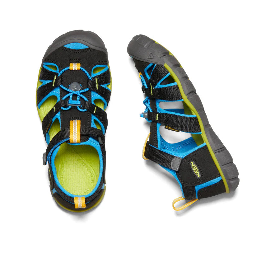 Big Kids' Seacamp II CNX | Black/Brilliant Blue - Image 4