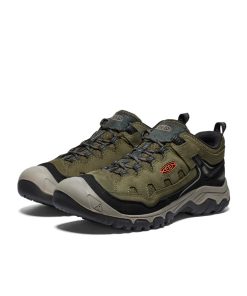 Alternative view of Men's Targhee IV Vented Hiking Shoe  |  Dark Olive/Gold Flame