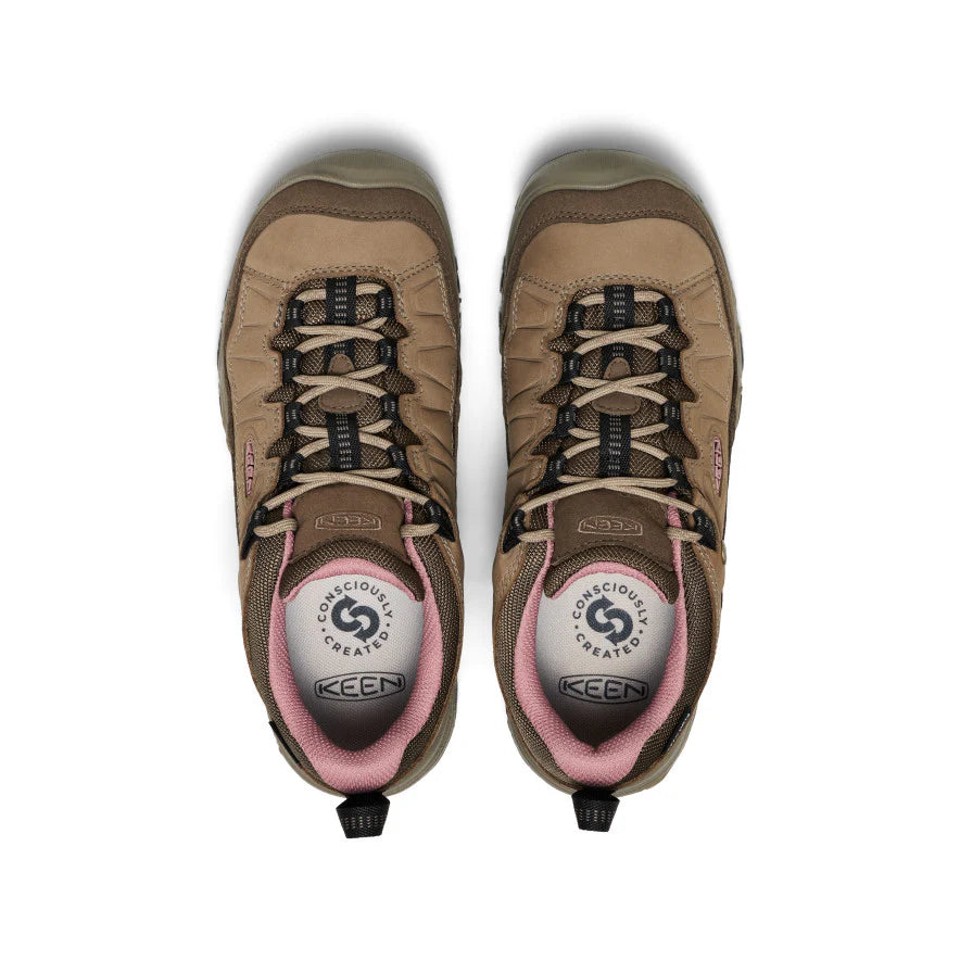 Women's Targhee IV Waterproof Hiking Shoe | Brindle/Nostalgia Rose - Image 4