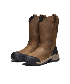 Alternative view of Men's Evanston Pull-On Waterproof Boot (Soft Toe)  |  Bison/Black