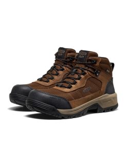 Alternative view of Men's Skokie Waterproof Work Boot (Carbon Toe)  |  Dark Earth/Black
