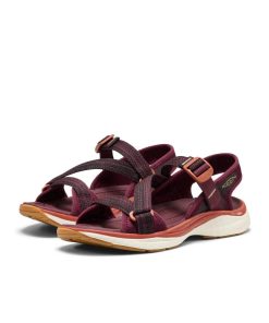 Alternative view of Women's Leiki Open-Toe Sandal  |  Fig/Burnt Brick