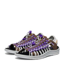 Alternative view of Women's UNEEK II Open Toe x emmi  |  Dark Earth/Tillandsia Purple