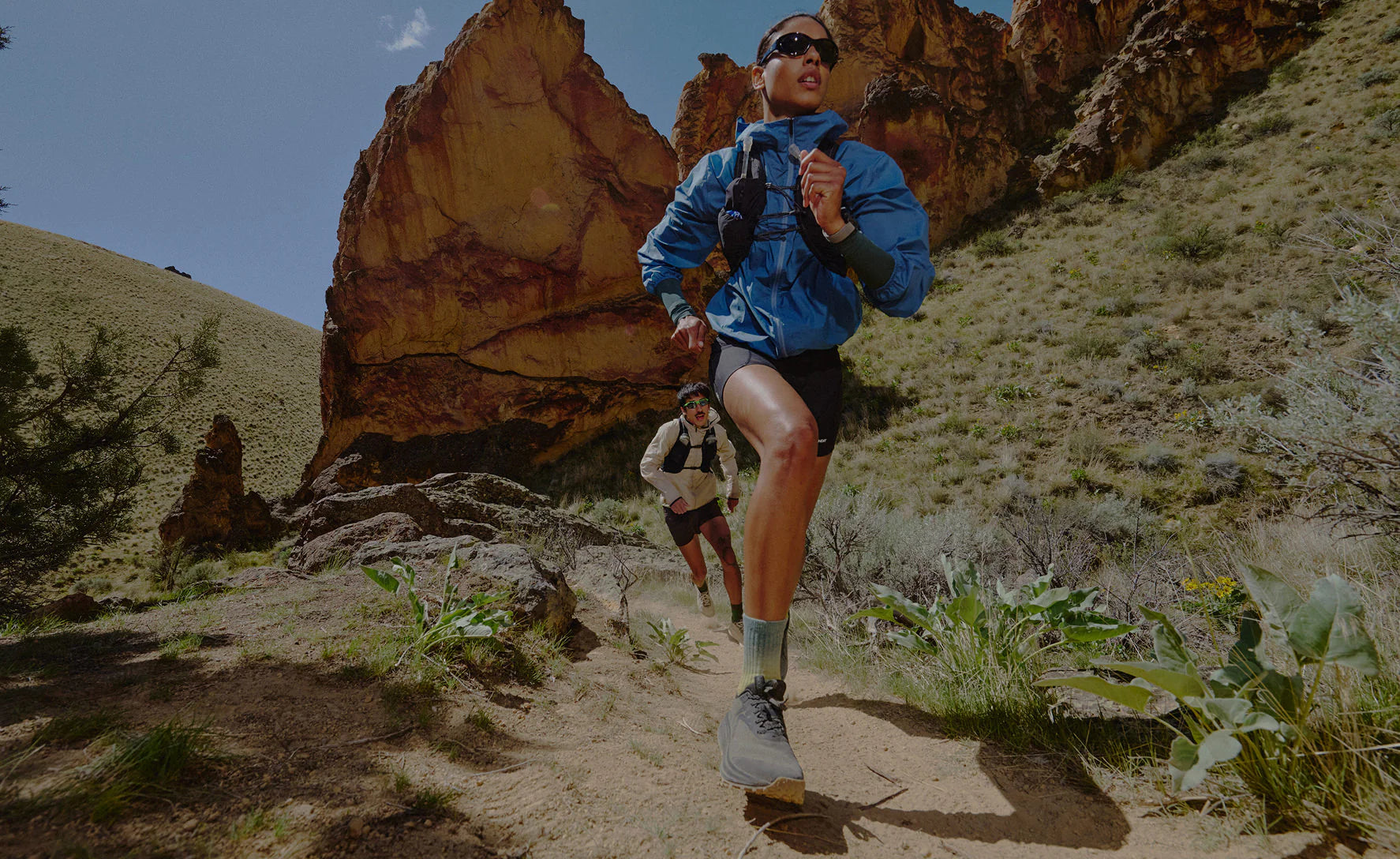 Women's Roam Trail Running Shoe | Black/Black - Image 7