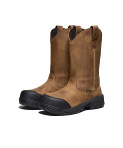 Alternative view of Women's Evanston Pull-On Waterproof Boot (Carbon Toe)  |  Bison/Black