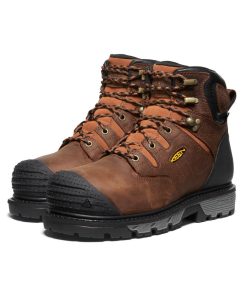 Alternative view of Men's Camden 6 Waterproof Boot INT MET (Carbon Toe)  |  Leather Brown/Black