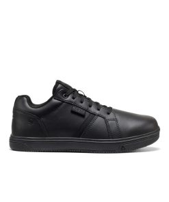 Men's Kenton WTX Work Shoe (Soft Toe)  |  Black/Black