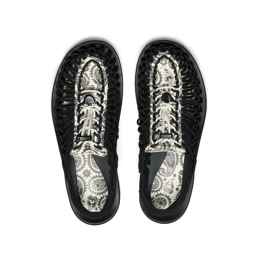 Men's UNEEK Sneaker x T.H.C. | Blk Raven Paisley - Image 4