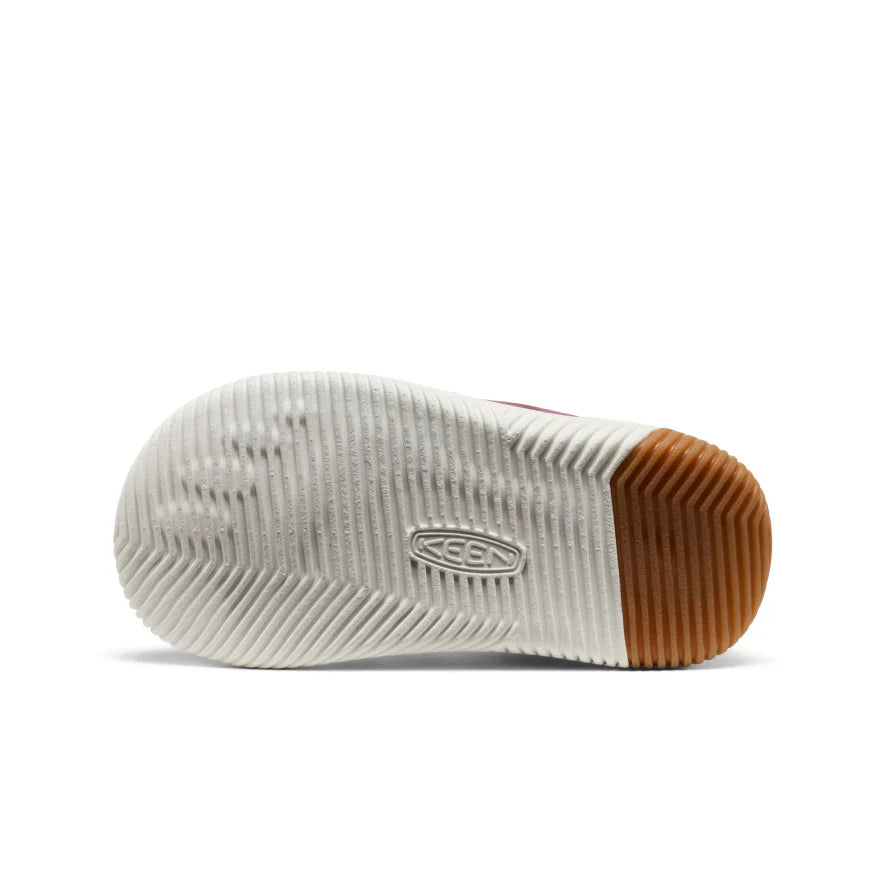 Little Kids' KNX Leather Sneaker | Fig/Star White - Image 6