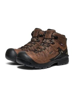 Alternative view of Men's Targhee IV Waterproof Work Boot (Carbon Toe)  |  Dark Earth/Black