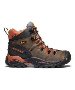 Men's Pittsburgh 6 Waterproof Boot (Soft Toe)  |  Cascade Brown/Bombay Brown
