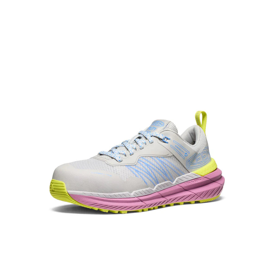 Women's Speedworks ESD Work Sneaker (Carbon Toe) | Alloy/Moonlight Mauve - Image 9
