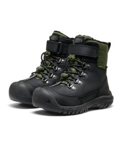 Alternative view of Little Kids' Kanibou Waterproof Winter Boot  |  Black/Bronze Green