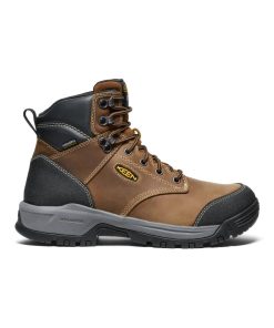 Men's Evanston 6 Waterproof Boot (Soft Toe)  |  Bison/Black