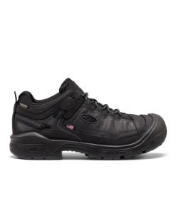 Men's Targhee IV Waterproof Work Shoe (Soft Toe)  |  Black/Black