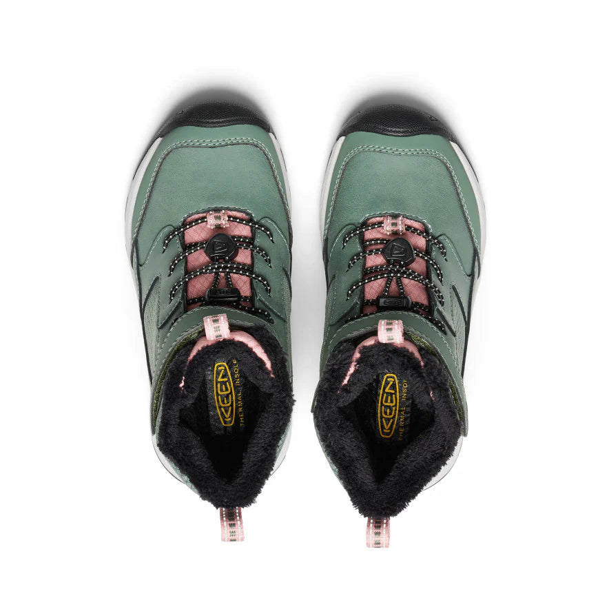 Little Kids' Skua Waterproof Winter Boot | Dark Forest/Rose Elegance - Image 4