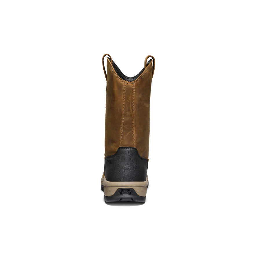 Men's Evanston Pull-On Waterproof Boot (Soft Toe) | Bison/Black - Image 5