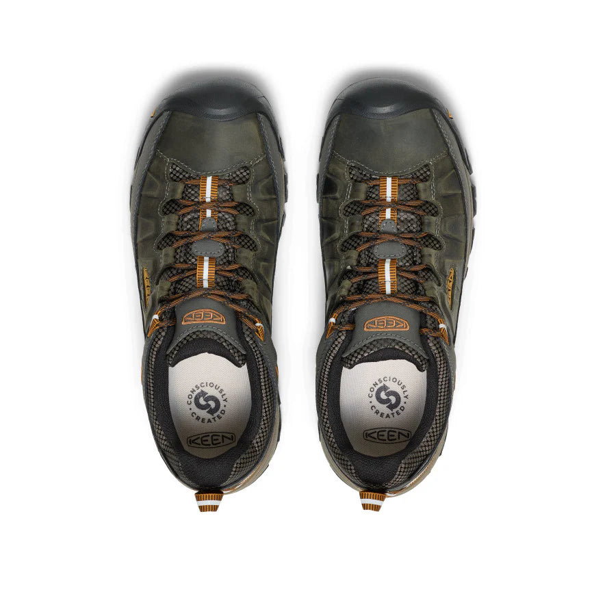 Men's Targhee III Waterproof | Black Olive/Golden Brown - Image 4