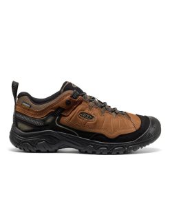 Men's Targhee IV Wide Waterproof Hiking Shoe  |  Bison/Black