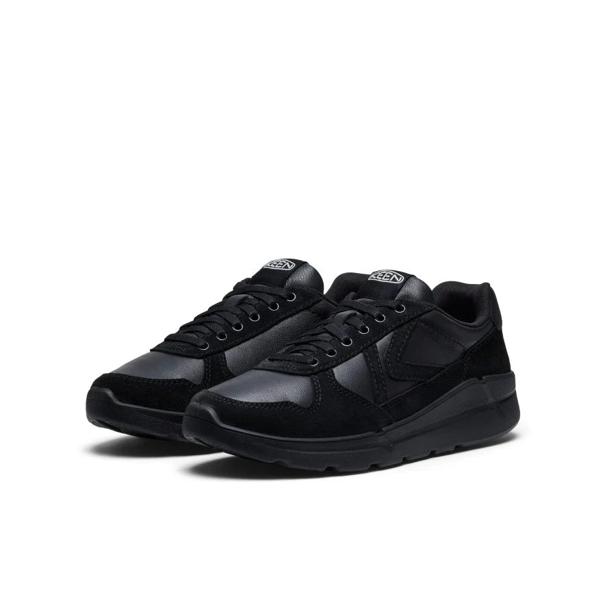 Women's KM2 Leather Jogger | Black/Black - Image 2