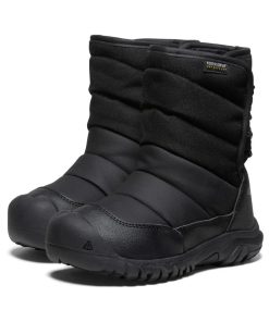 Alternative view of Little Kids' Puffrider Waterproof Winter Boot  |  Black/Steel Grey
