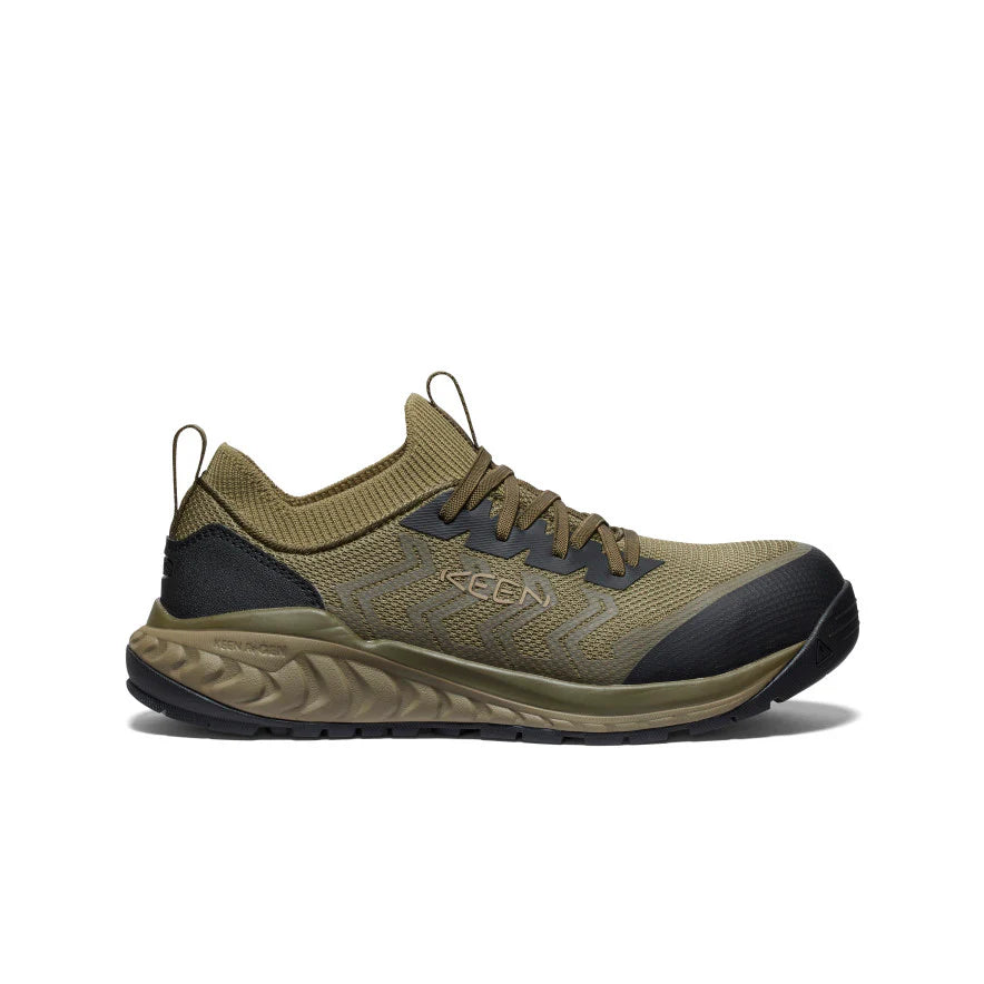 Men's Arvada Shift Work Sneaker (Carbon Toe) | Martini Olive/Black