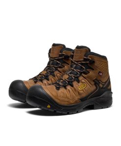 Alternative view of Men's Targhee IV Waterproof Work Boot (Soft Toe)  |  Belgian/Black