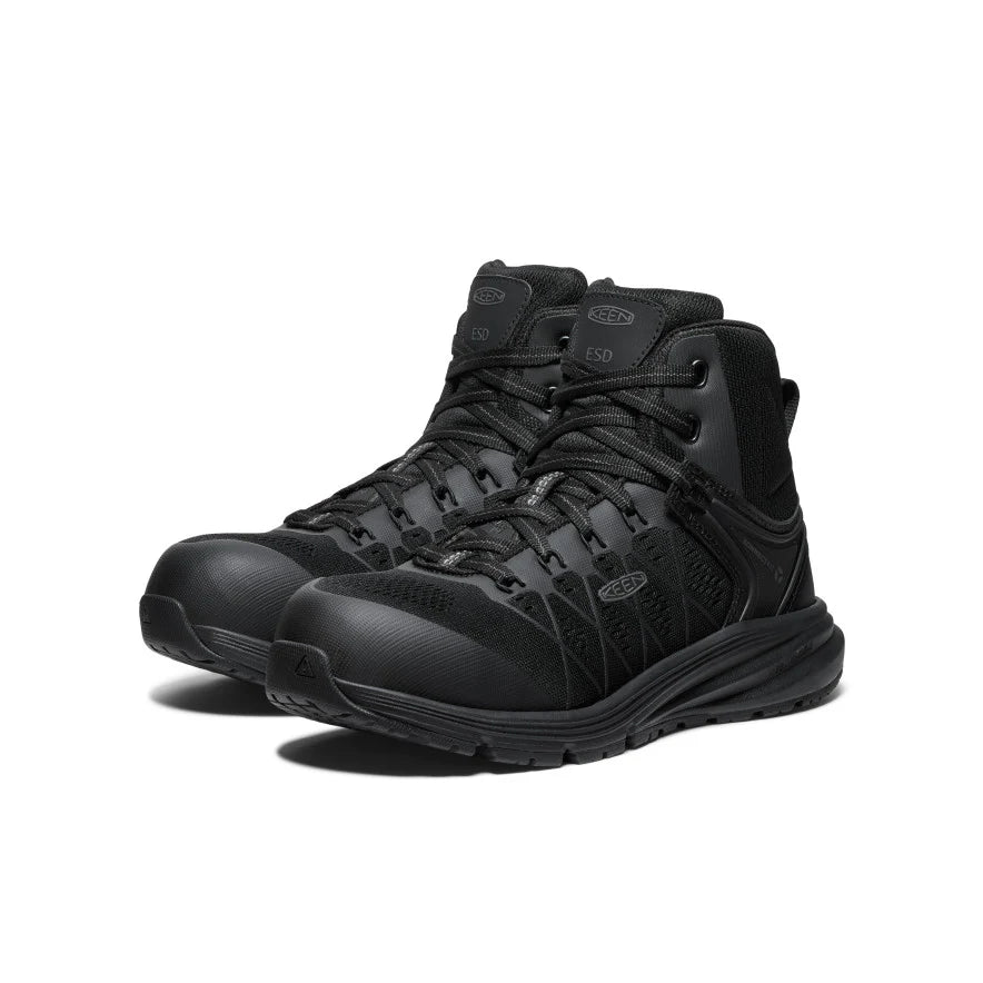 Women's Vista Energy Mid ESD (Carbon Toe) | Black/Black - Image 2