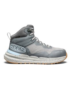 Women's Synchro Waterproof Work Boot (Carbon Toe)  |  Steel Grey/Gum