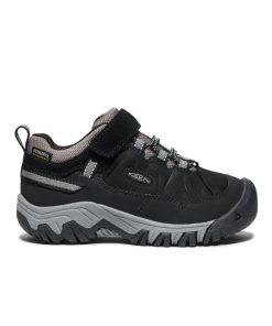 Little Kids' Targhee IV Waterproof Hiking Shoe  |  Black/Steel Grey