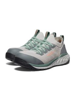 Alternative view of Women's Arvada Shift Work Sneaker (Carbon Toe)  |  Steel Grey/Granite Green