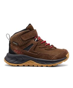 Little Kids' Hightrail Waterproof Hiking Boot  |  Dark Earth/Garnet