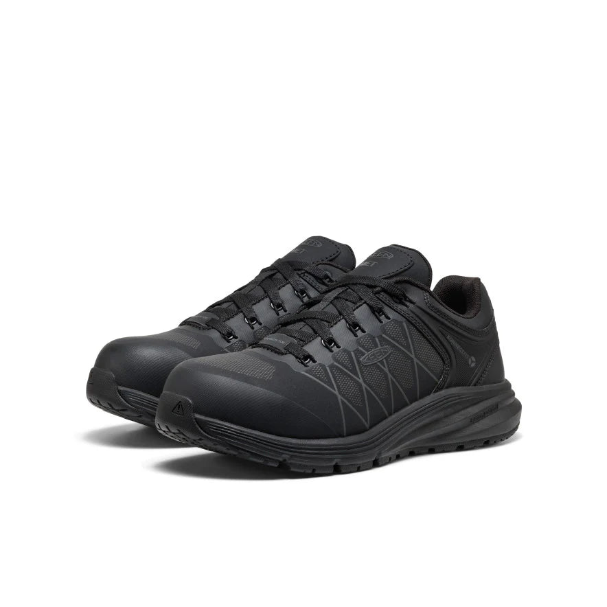 Women's Vista Energy XT Work Sneaker INT MET (Carbon Toe) | Black/Magnet - Image 2