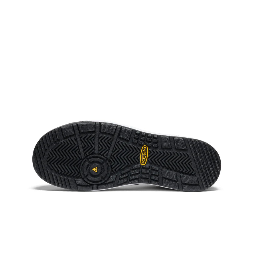 Men's Overton Mid Work Shoe (Carbon Toe) | Star White/Black - Image 7